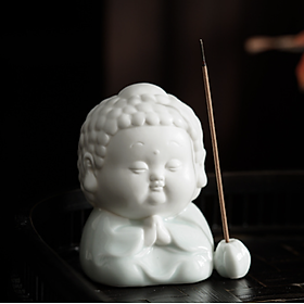 Mua Tượng Phật Như Lai mini có đế nhang đựng thanh hương  đốt trầm & trang trí phong thủy l XÔ THƠM THANH TẨY