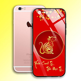 Ốp Lưng Họa Tiết Màu Vàng Ánh Kim cho điện thoại Iphone 6 Plus / 6S Plus - 03002 7980 MOUSE02 - Chuột Vàng - Hàng Chính Hãng
