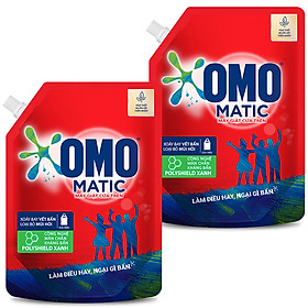 Combo 2 Túi Nước Giặt Omo Matic Cửa Trên (2.2Kg/Túi)