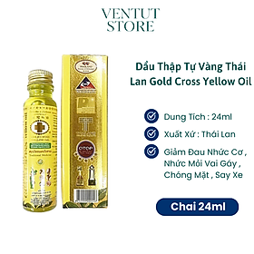 Dầu Thập Tự Vàng Thái Lan 24ml Gold Cross Yellow Oil