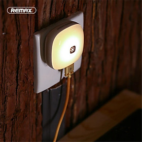 Remax RT-E515 LED Elves Night Light With 2.1A 2 USB Charger Adapter Wall Lamp