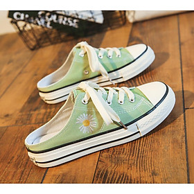 Giày Sneaker đạp gót Hoa cúc GD