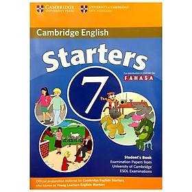 Download sách Cambridge Young Learner English Test Starters 7: Student Book
