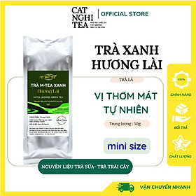 [MẪU DÙNG THỬ 50g] Trà Xanh hương Lài – Nguyên liệu chuẩn cho các quán pha trà sữa và trà trái cây thơm ngon, được sản xuất hoàn toàn từ lá trà tự nhiên
