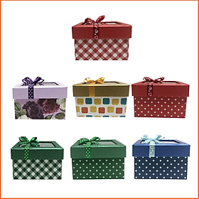 Hộp quà Vuông (Kiếng) Phượng Hoàng V047 - 9 x 9 x 6 cm - Giao nẫu ngẫu nhiên