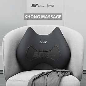 Gối Tựa Lưng Massage Túi Khí Kéo Dãn,Tích Hợp Chườm Nóng Công Thái Học, Giảm Đau Cột Sống - Sairui
