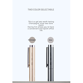 Bút ký kim loại Xiaomi 0.5mm Refill cho Xiaomi Bút ký Deli Bút ký Swiss Refill Roller Roller Ball Sign Bút Mi Xiomi Bút ký STL2027-GLD STL2027-SR