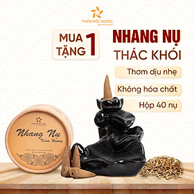 Hình ảnh Nhang Nụ Trầm Hương Loại 12 Năm tích trầm - Tặng kèm thác khói xông nhà - Thơm lâu, mùi dễ chịu, an toàn sức khỏe - Thiên Mộc Hương