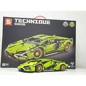 Đồ chơi lắp ghép  mô hình Xe Lamborghini Green - SY8600   ( Chọn phân loại hàng)