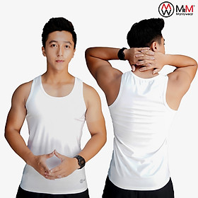 Combo 2 áo ba lỗ nam/áo 3 lỗ nam, sợi cotton mềm mịn siêu thoáng mát, thấm hút mồ hôi cực tốt, co giãn 4 chiều MRM FASHION -CM