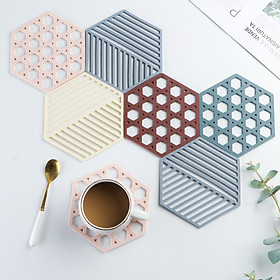Mua Combo 2 Lót Ly  Nồi Silicon Lục Chống Trượt Đa Năng - Mẫu ngẫu nhiên