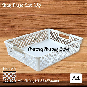 Mua RỔ CHỮ NHẬT ĐỰNG GIẤY A4  KT ( 35 X 27 X 8 )CM