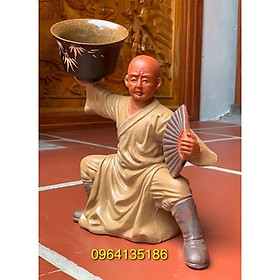Mua Tượng chậu bon sai la hán quyền gốm sứ Bát Tràng