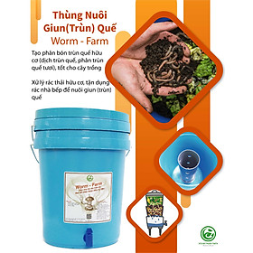Mua Thùng nuôi trùn (giun) quế - 20 lít
