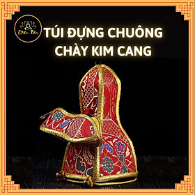 Mua Túi vải gấm hộp đựng chuông chày kim cang Nepal mật tông tây tạng đồ thờ cúng bộ vỏ bao đựng chuông chùy - áo linh chử