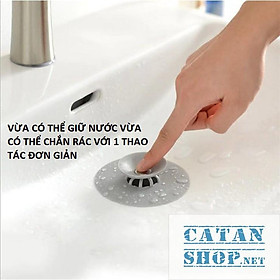 Mua Miếng ngăn rác và giữ nước bồn rửa chén  lavabo  bồn rửa mặt tấm chắn rác ngăn lông tóc chống nghẹt ống nước GD247-LCRCC