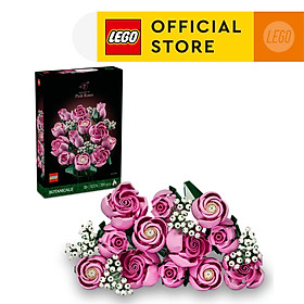 LEGO BOTANICALS 10374 Đồ Chơi Lắp Ráp Bó Hoa Hồng Màu Hồng (789 Chi Tiết)