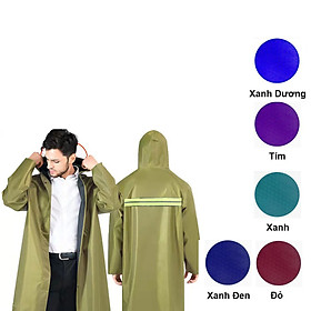 Mua Áo Mưa Dài Toàn Thân Dây Khoá Kéo Có Vành Che Tiện Lợi