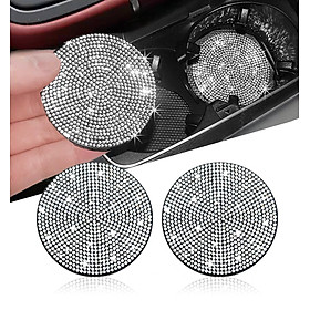 2PCS PVC Travel Auto Cup Holding Chèn tàu lượn, Chống trượt  Xe phụ kiện Nội thất Cup