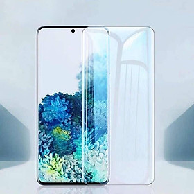 Mua Bộ 2 miếng dán màn hình kính cường lực Full 3D chống tia UV cho Samsung Galaxy S20 Ultra hiệu Baseus (Mỏng 0.25mm  độ trong HD  cảm ứng vân tay cực nhạy  chống va đập và bảo vệ màn hình) - Hàng nhập khẩu