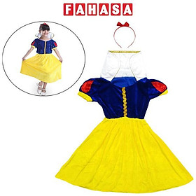 Bộ Váy Nàng Bạch Tuyết - Hóa Trang Halloween Bé Gái - Size S - Nuan Nuan XF6917