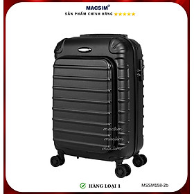 Vali cao cấp Macsim Smooire MSSM158 cỡ 20 inch đen - Hàng loại 1