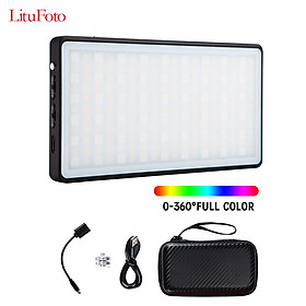 Bảng Đèn Led Mini Hỗ Trợ Quay Phim Chụp Ảnh Litufoto Mini Pocket Rgb Ánh Sáng 3200K-5600K Ra>96+ 360 9 Màu Sắc