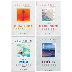 Hình ảnh Combo Bộ Sách Jim Rohn: Triết Lý Cuộc Đời + Bốn Mùa Cuộc Sống + Chìa Khóa Thành Công + Những Mảnh Ghép Cuộc Đời