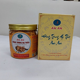 Combo 2 hộp Đông Trùng Hạ thảo AN AN 25g sấy thăng hoa, giúp Bồi bổ sức khỏe, Cải thiện sinh lý, Tăng cường chức năng hệ hô hấp