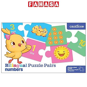 Ảnh bìa Bilingual Puzzle Pairs: Numbers