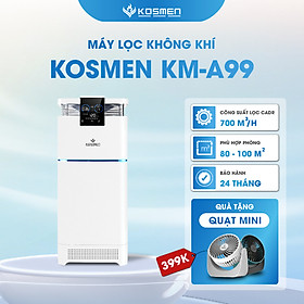 Mua Máy Lọc Không Khí Kosmen KM - A99 Phạm Vi Hoạt Động 100m2- Hàng Chính Hãng Bảo Hành 24 Tháng