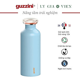 Mua Bình Giữ Nhiệt Dã Ngoại Guzzini On The Go Travel Thermal Bottle - Thép Không Gỉ - Dung Tích 500cc - Giữ Thức Uống Ở Nhiệt Độ Ổn Định