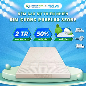 Nệm Cao Su Thiên Nhiên Kim Cương Purelux- 3’Zone