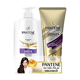 Bộ Đôi Pantene Phục Hồi Hư Tổn (Dầu Gội 900ml + Kem Xả 300ml)
