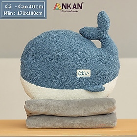 Chăn Gối Văn Phòng Cao Cấp ANKAN (15 LỰA CHỌN), Gấu Mềm Mịn, Thời Trang, Thiết Kế Hiện Đại, Xinh Xắn