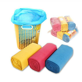 Mua 3 cuộn (1kg) túi đựng rác đen  bao rác tự phân hủy sinh học GD720-T1kg