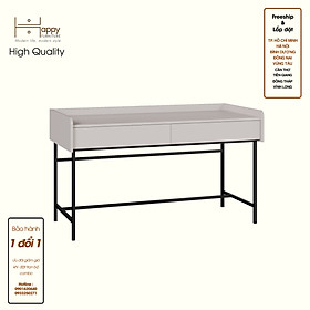 Mua  Happy Home Furniture  LAVIA  Bàn làm việc 2 ngăn kéo - chân sắt  140cm x 59cm x 80cm ( DxRxC)  BAN_087