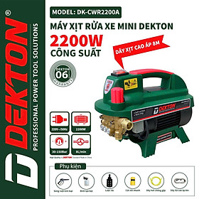 Máy xịt rửa cao áp DK-CWR2200A - 2200W