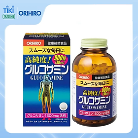 Thực phẩm chức năng viên uống bổ khớp, hỗ trợ trị đau nhức xương khớp Glucosamine Orihiro 1500mg Nhật bản