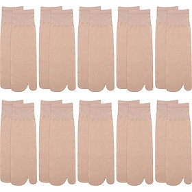 Combo 10 Đôi Vớ Da Nữ Xỏ Ngón - Mỏng, Dai, Mềm, Mịn, Co Giãn Tốt VD02