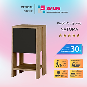 Mua Tủ gỗ đầu giường hiện đại SMLIFE Natoma  | Gỗ MDF dày 17mm chống ẩm | D30xR30xC55cm - Màu