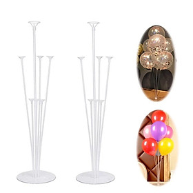 Bộ 4pcs chung 70cm Bộ hỗ trợ Bulloon Bulloon, Gậy BLLOO trong suốt, Hỗ trợ máy tính để bàn cho lễ kỷ niệm lễ hội