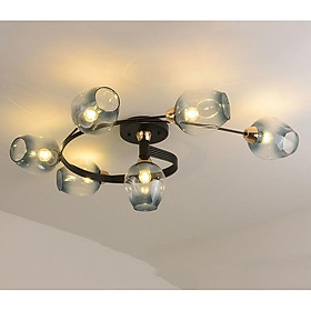 Mua Đèn trần 6 bóng kiểu dáng sang trọng trang trí nội thất - kèm bóng LED chuyên dụng