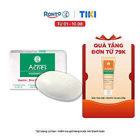Xà phòng trị mụn lưng và rửa mặt Acnes Washing Bar 75g