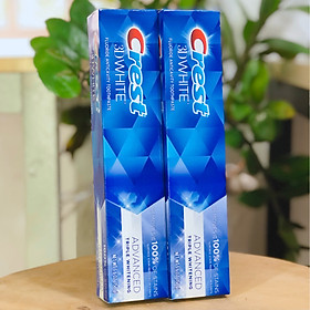 Combo 2 tuýp kem đánh răng Crest 3D White Advanced Triple Whitening