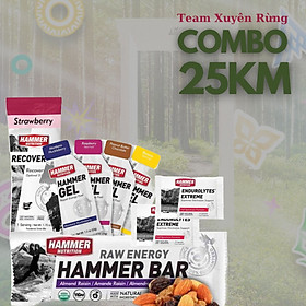 COMBO chạy trail 25km. Gel - dinh dưỡng - điện giải - hồi phục sau race