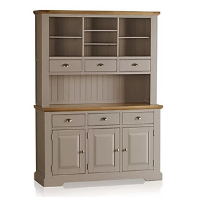 Mua Tủ Chén Cao St.Ives Gỗ Sồi Loại Lớn Ibie DSCTLSTIO - Xám (140 x 42 cm)