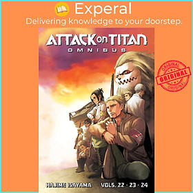 Sách - Attack on Titan Omnibus 8 (Vol. 22-24) by Hajime Isayama (US edition, paperback)