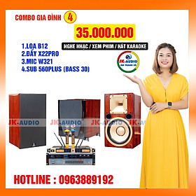 Mua Combo karaoke gia đình loa B12 trị giá 35 triệu - Hàng chính hãng