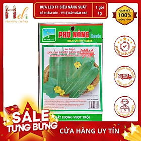 Mua PN - Hạt Giống Dưa Leo F1 SIêu Năng Suất Qủa To  Giòn Ngọt - Trồng Rau Xanh Rau Sạch Bằng Đất Sạch  Mùn Dừa...